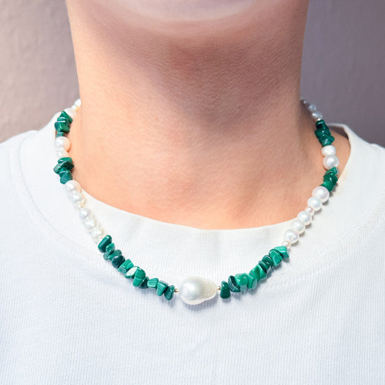 happie by Norup halskæde forgyldt sølv ferskvandsperler HAP-N-363