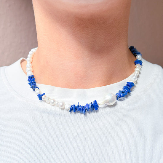 happie by Norup halskæde forgyldt sølv ferskvandsperler HAP-N-365