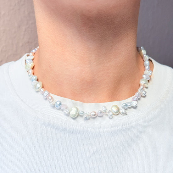 happie by Norup halskæde forgyldt sølv ferskvandsperler HAP-N-371