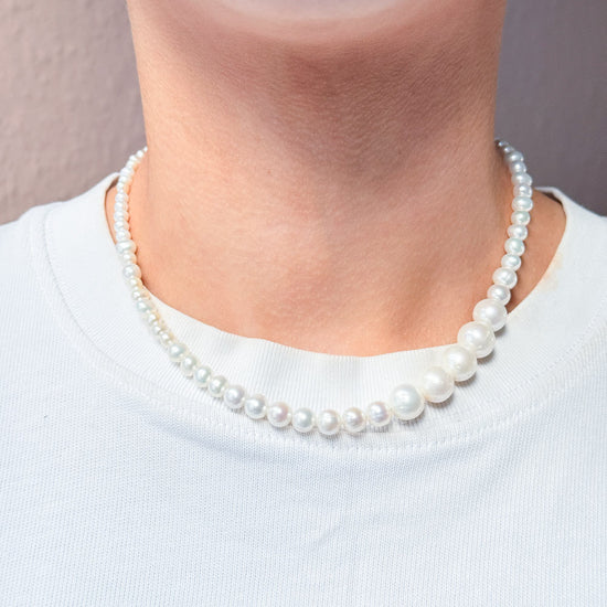 happie by Norup halskæde forgyldt sølv ferskvandsperler HAP-N-380