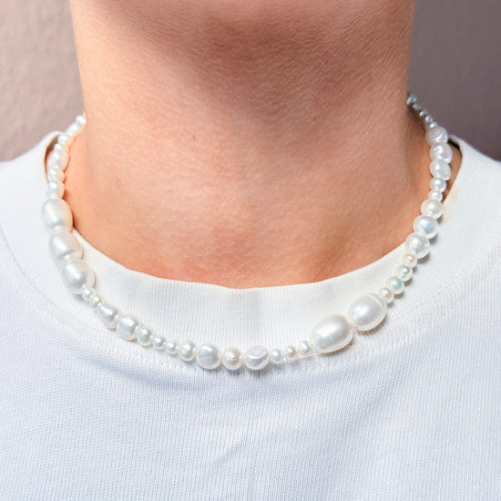 happie by Norup halskæde forgyldt sølv ferskvandsperler HAP-N-382