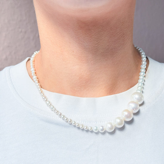 happie by Norup halskæde forgyldt sølv ferskvandsperler HAP-N-385