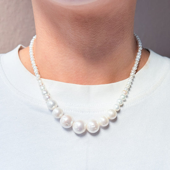 happie by Norup halskæde forgyldt sølv ferskvandsperler HAP-N-387