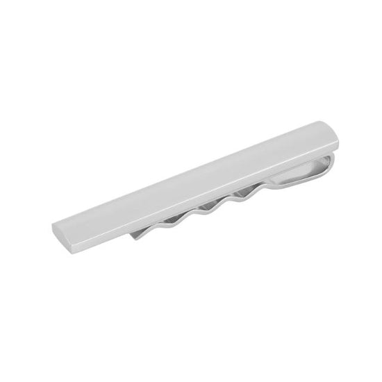 Rustfri stål slipseholder, blank m.cz
