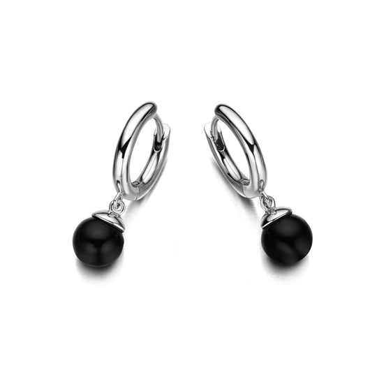 FIGARO hoop sølv BLACK - Spirit Icons
