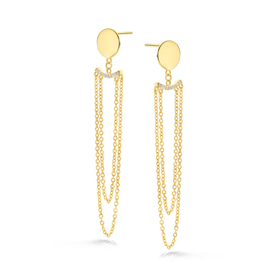 DANCER ørehænger fg/CZ - Spirit Icons