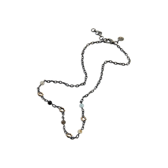 Neck Chain Zeus Stones Nature 46-50cm By Birdie
