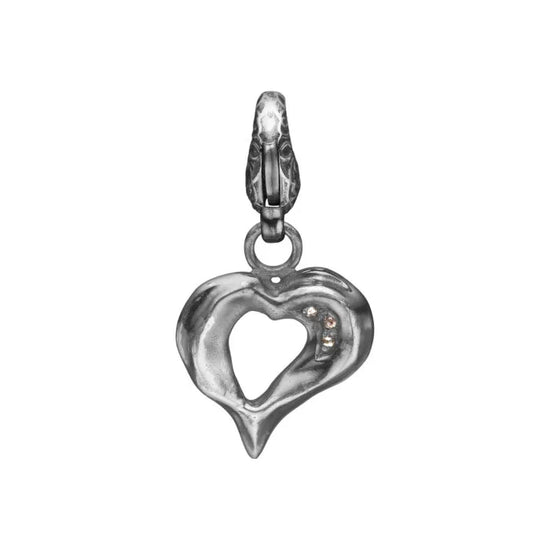 Charm Tundra Heart vedhæng 40mm R0,06 By Birdie