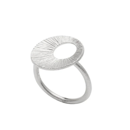 Dream Catcher ring lukket, rhod - Heiring
