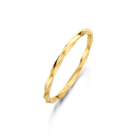 Linda ring forgyldt sølv Spirit Icons