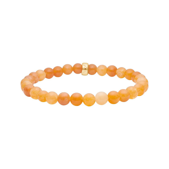Orange spong quartz 19cm armbånd HEINZENDORFF