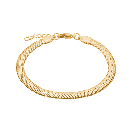Armbånd stål IP gold CALMA Nordahl Jewellery