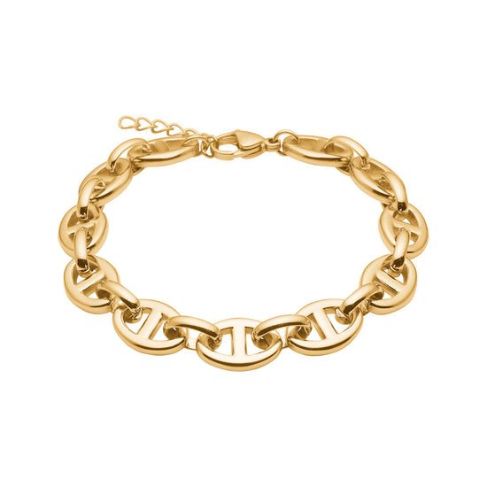 Armbånd stål IP gold MARINA Nordahl Jewellery