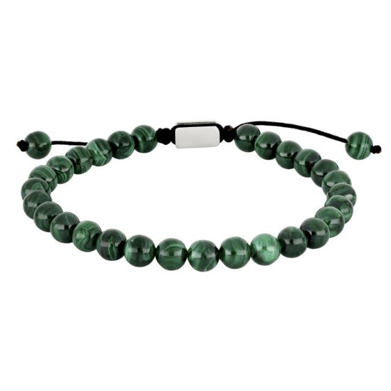 SON armbånd grøn malakit 19-25cm