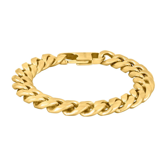 SON armbånd steel IP gold børstet 19cm Son of Noa