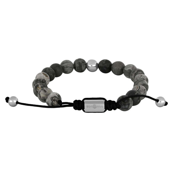 SON armbånd map stone 8mm 19-25cm