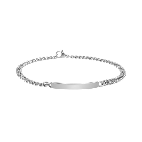 SON armbånd stål med plade Son of Noa