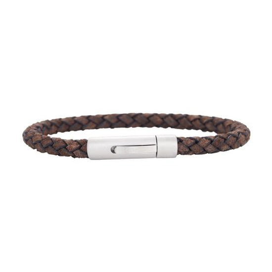 SON armbånd mørkebrun kalveskind