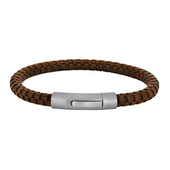 SON armbånd brun kalveskind 6mm