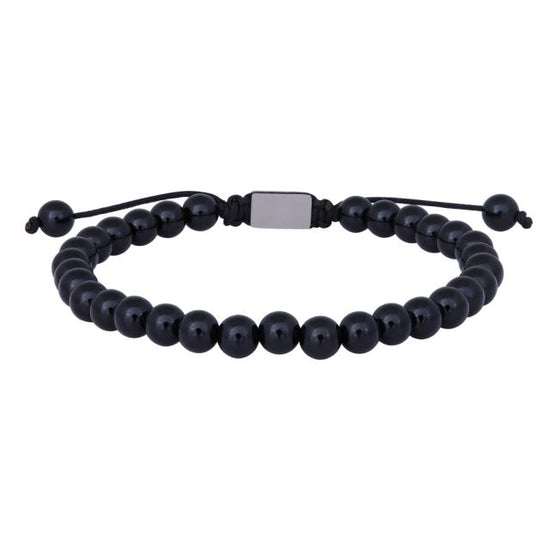 SON armbånd black onyx 19cm - 25cm