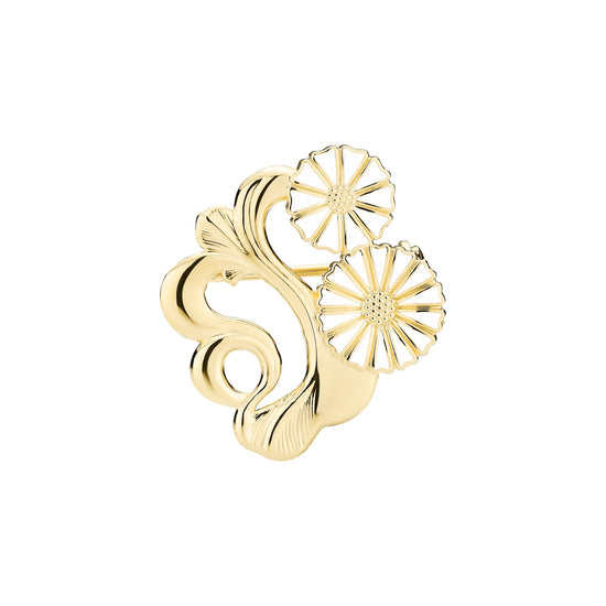 Marg. broche filigran 11+9 mm fg. Lund Copenhagen