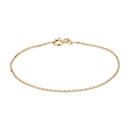 8k Anker Facet 0,50mm Guld Armbånd