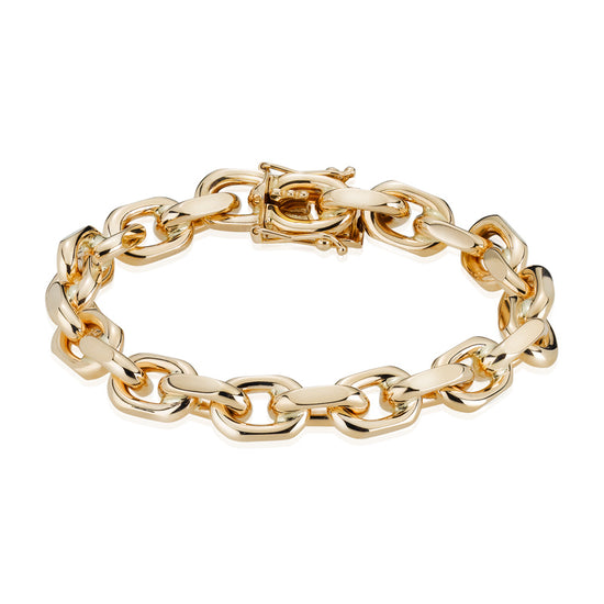 8K Anker Facet 2,50mm guld armbånd