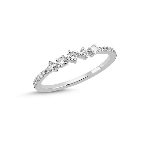 14k Noelle ring hvidguld 0,21ct W-SI Nuran