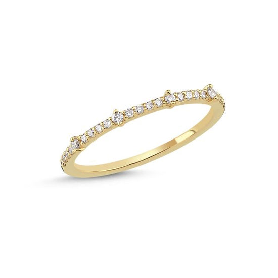 14kt. Noelle ring rødguld  0,18ct. W-si Nuran