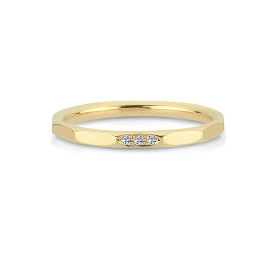 14K Noelle Rødguld ring 0,015ct W-SI Nuran