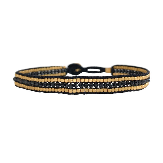 AM - Cap Jolie Onyx (14) Armbånd Ibu Jewels