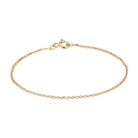 14K Anker Rund 0,60 mm guld