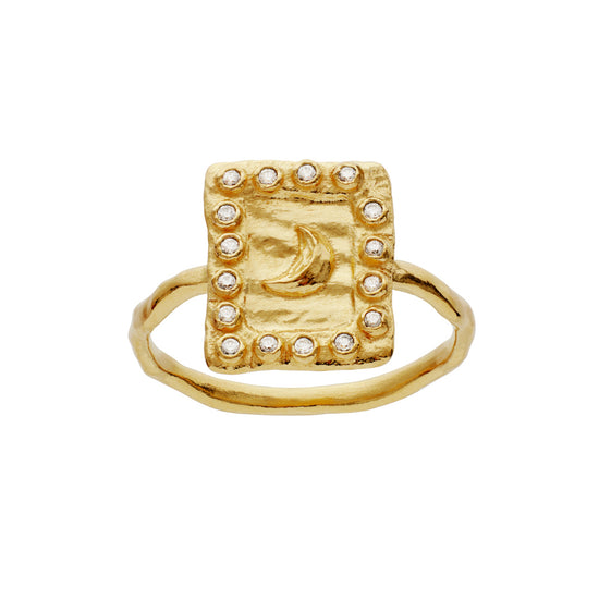 Aida Ring forgyldt Maanesten