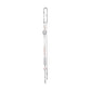 Aquila Single sølv ørering 12cm Maanesten