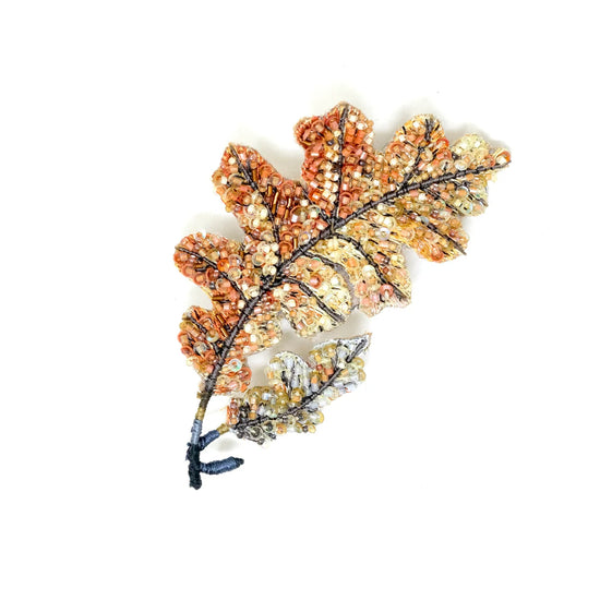 Autumn Oak Leaf Brooche Trovelore