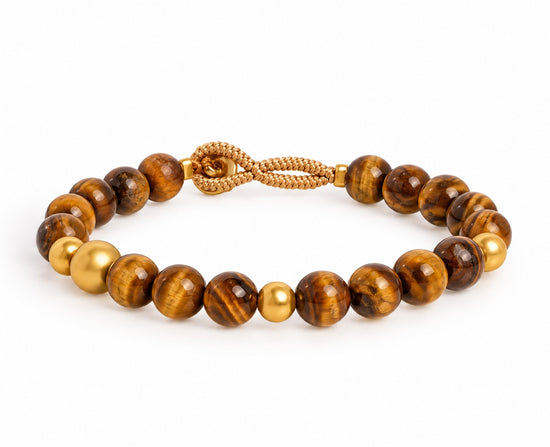 BOB - Armbånd Big Bo Tiger eye (07) - Ibu Jewels