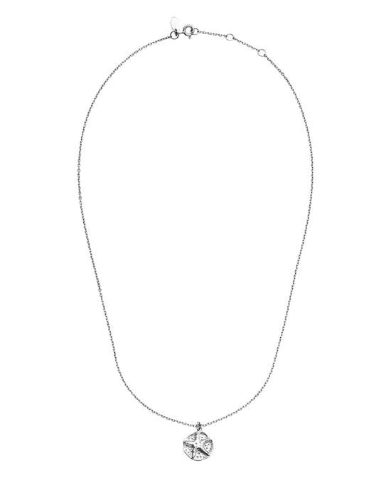 Bali halskæde sølv Maanesten