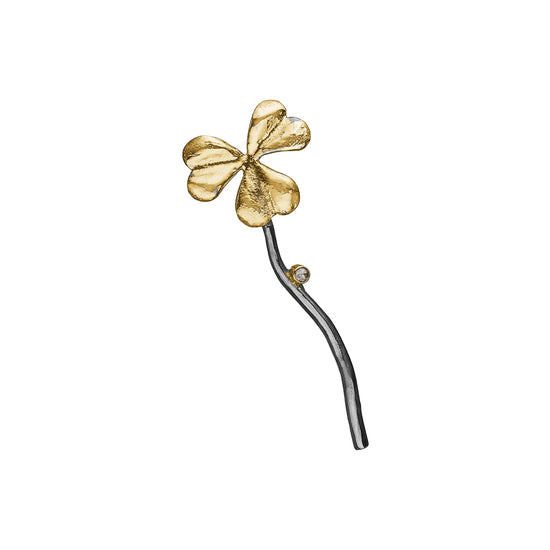 Broche Sorrel 55mm 0,05ct rådiamant By Birdie
