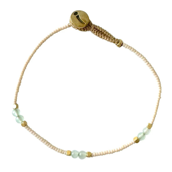 Lulu bold antique beige armbånd - Ibu Jewels
