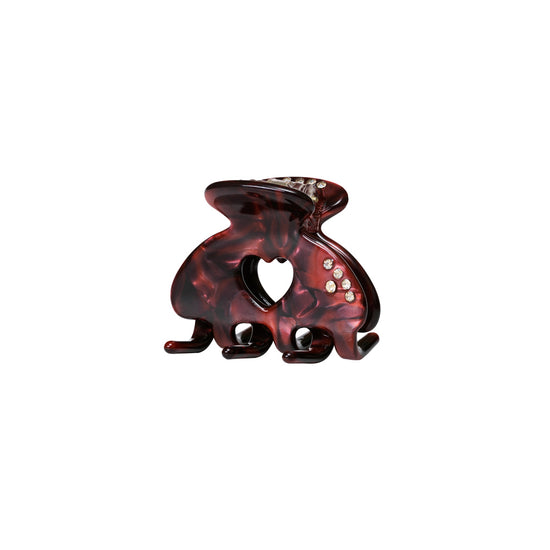 Cerys Small Hairclaw Maroon Maanesten