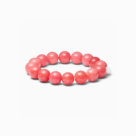Chunky Redstone Quartz Stretch Armbånd - Soï
