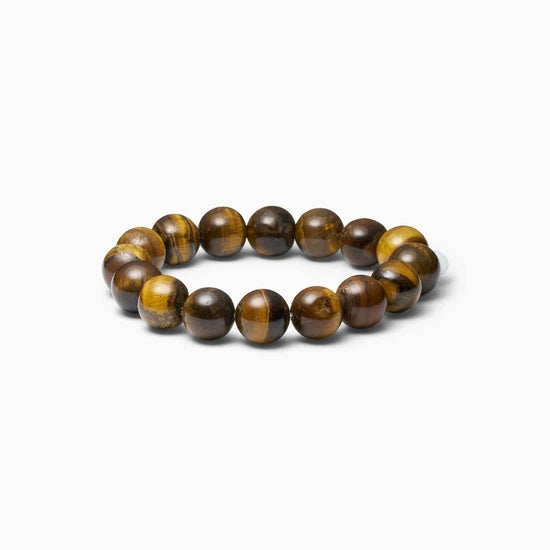 Chunky Tiger Eye Stretch Armbånd - Soï