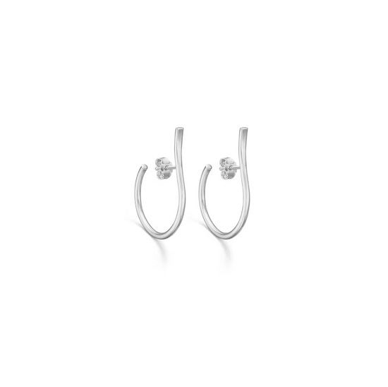 Creoler 6-tal sølv 20mm diameter - Randers Sølv