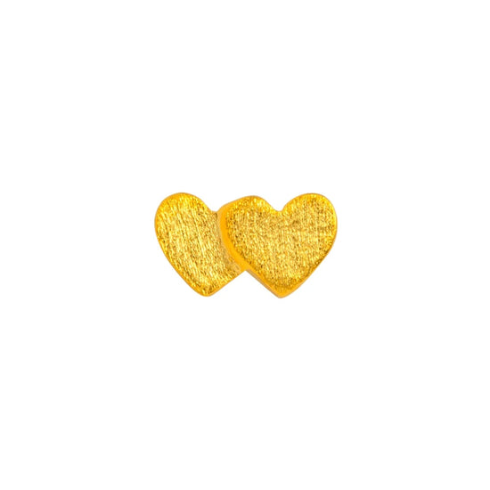 DOMINO HEARTS earring forgyldt 1 pcs LULU