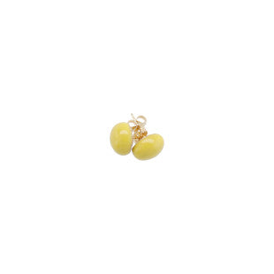 Perleøreringe - Lemon - Kazuri