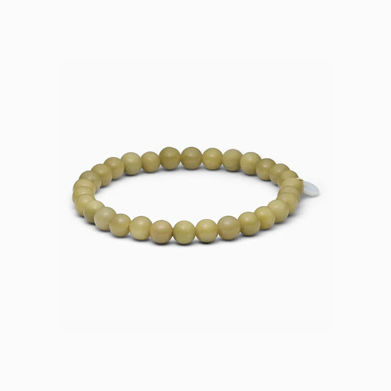 Essential Grøn Alashan Agat Stretch Armbånd - Soï