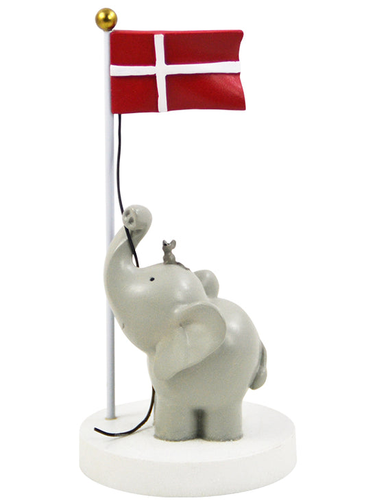 Bordflag m. elefant og mus - Kids by Friis