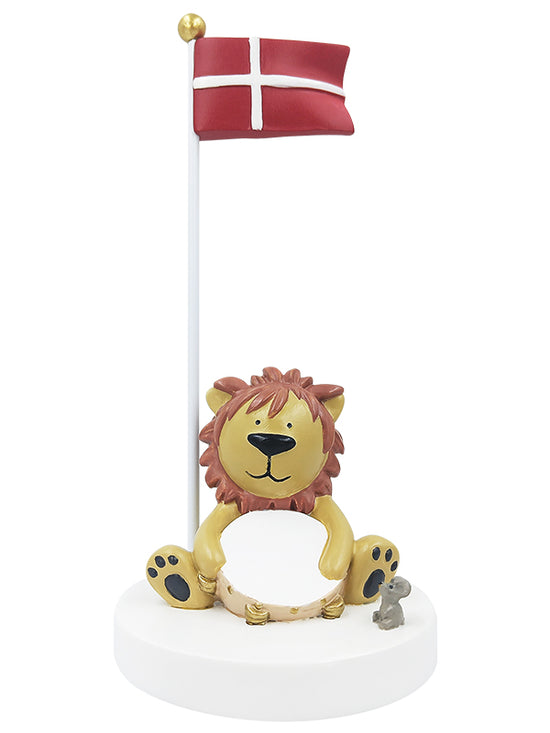Bordflag Løve med tamborin - Kids by Friis