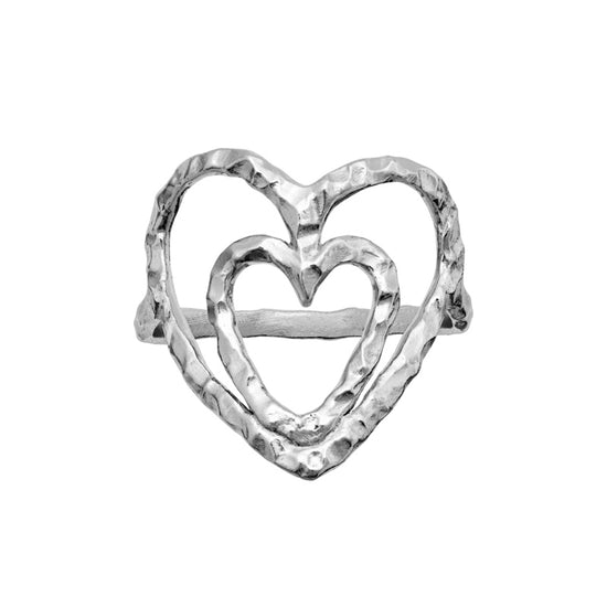 Felicity Ring sølv Maanesten