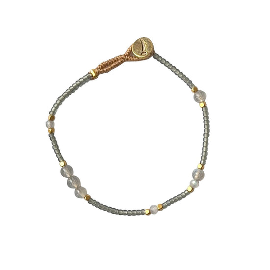 GM - Lulu Bold Grey (04) Armbånd Ibu Jewels